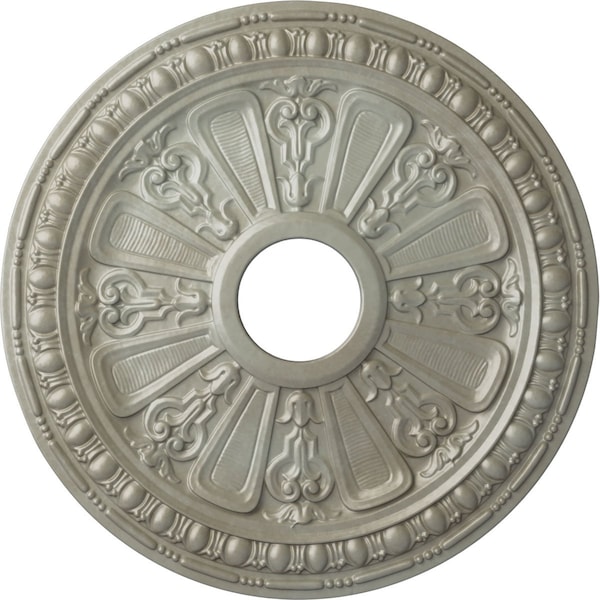 Ekena Millwork Raymond Ceiling Medallion (Fits Canopies up to 5 1/8"), 18 1/8"OD 3 5/8"ID x 1 1/8"P, Flash Gold CM18RAFLS - main
